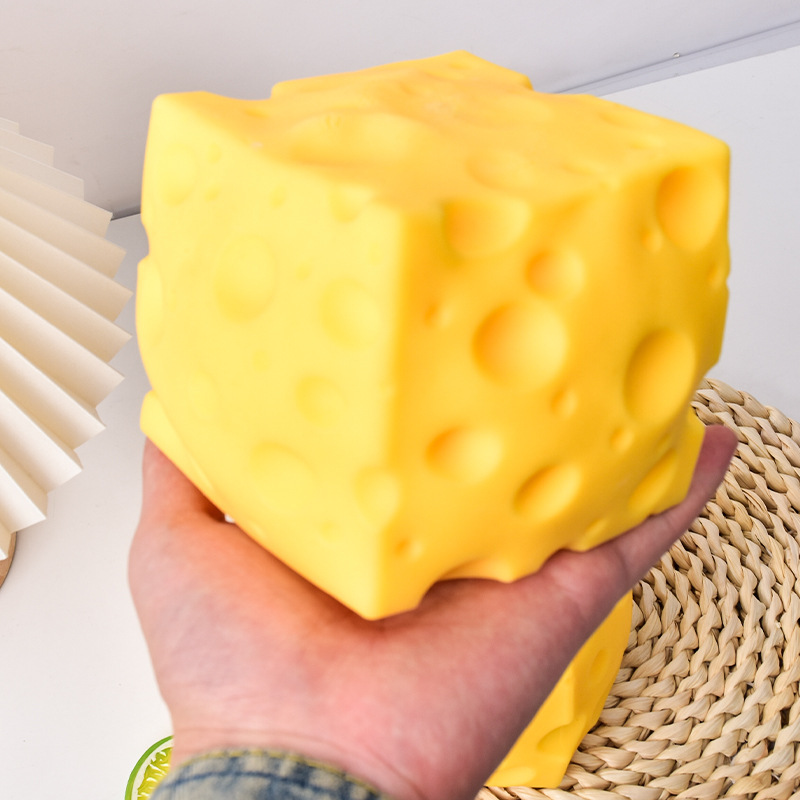 Giant TPR Squeeze Soft Toy Soft Slow Rising Squishy Cheese Squishy Squishies Cheese Food Squishy New Squishy Taba Squishy
